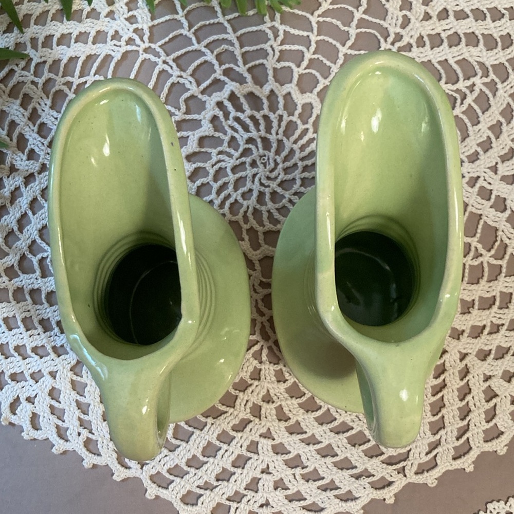 Vintage Art Deco FAPCO Ewer Pitcher Vases - Picture 10 of 15